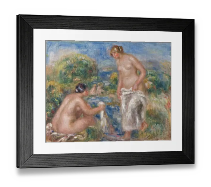 Framed Print : Bathing Women. Creator: Pierre-Auguste Renoir Framed Print : Bathing Women. Creator: Pierre-Auguste Renoir