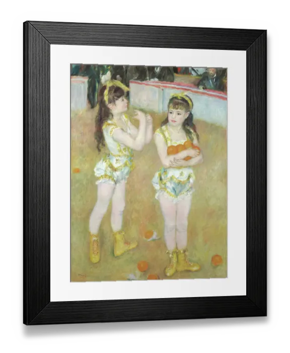 Framed Print : Acrobats At The Cirque Fernando (Francisca And Angelina Wartenberg) Framed Print : Acrobats At The Cirque Fernando (Francisca And Angelina Wartenberg)