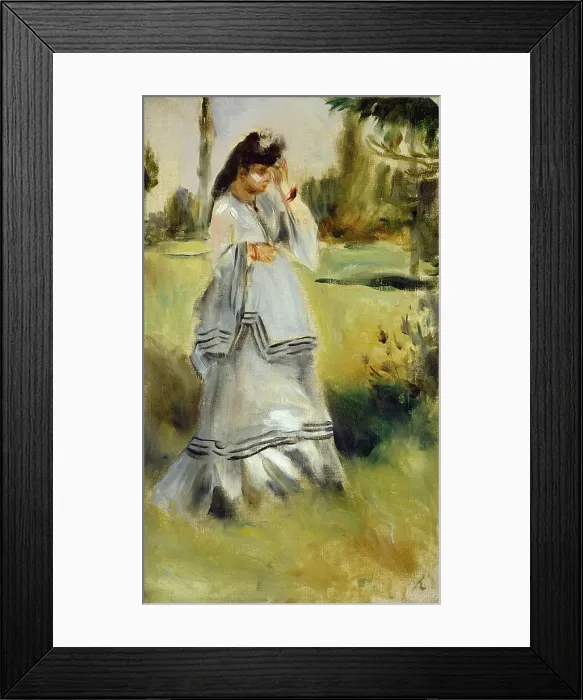 Framed Print : Woman In A Park