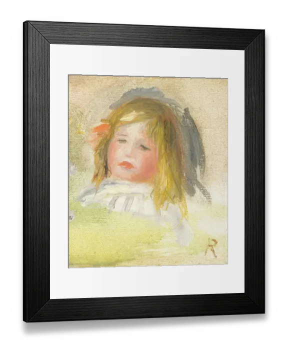 Framed Print : Child With Blond Hair