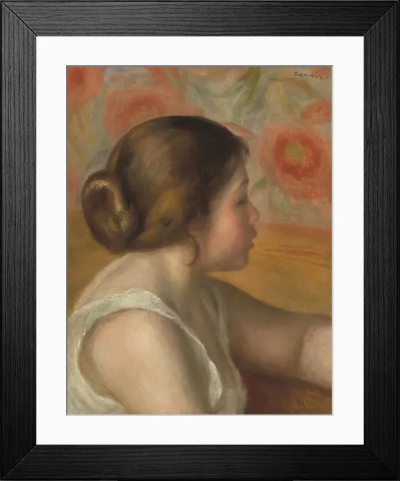Framed Print : Head Of A Young Girl Framed Print : Head Of A Young Girl