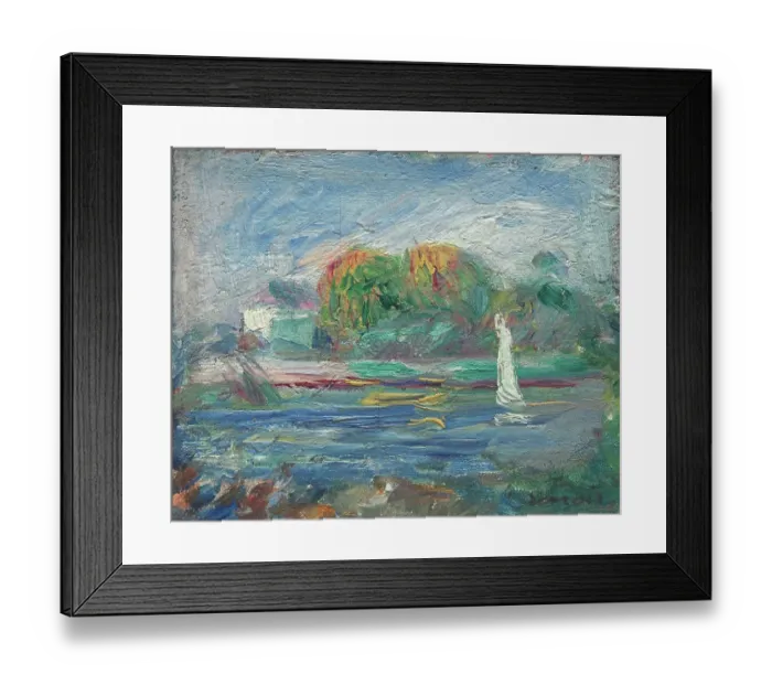 Framed Print : The Blue River Framed Print : The Blue River