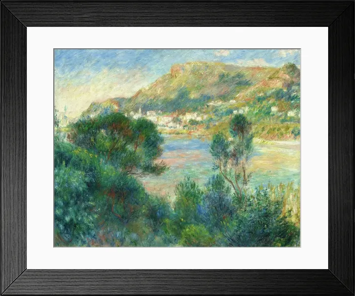 Framed Print : View Of Monte Carlo From Cap Martin Framed Print : View Of Monte Carlo From Cap Martin
