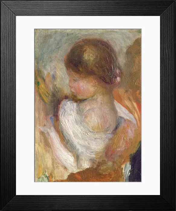 Framed Print : Young Girl Reading Framed Print : Young Girl Reading