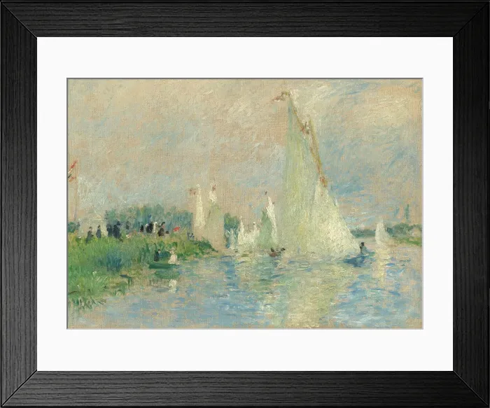 Framed Print : Regatta At Argenteuil Framed Print : Regatta At Argenteuil