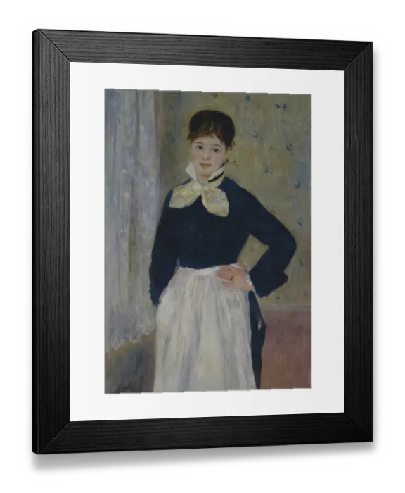 Framed Print : A Waitress At Duvals Restaurant Framed Print : A Waitress At Duvals Restaurant