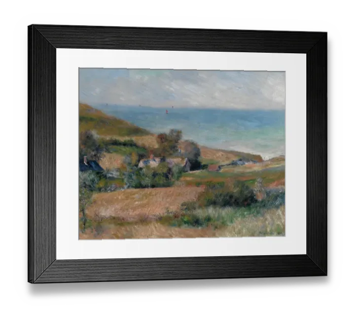 Framed Print : View Of The Seacoast Near Wargemont In Normandy Framed Print : View Of The Seacoast Near Wargemont In Normandy