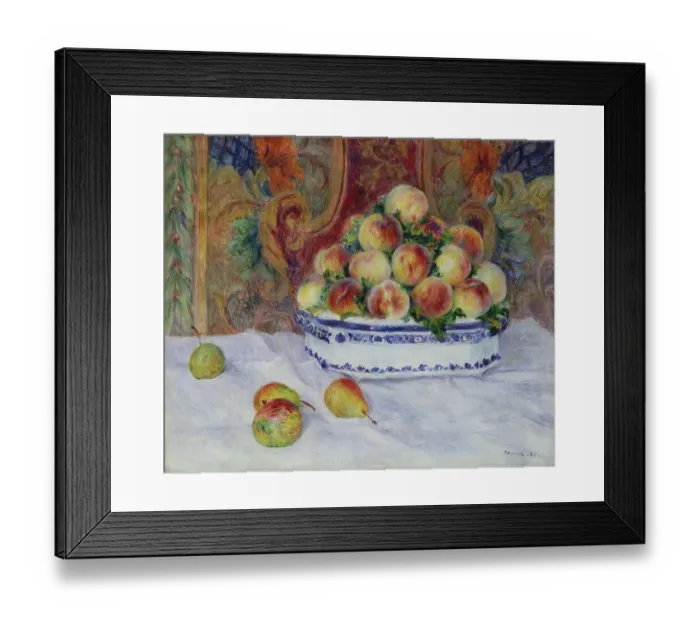 Framed Print : Still Life With Peaches Framed Print : Still Life With Peaches