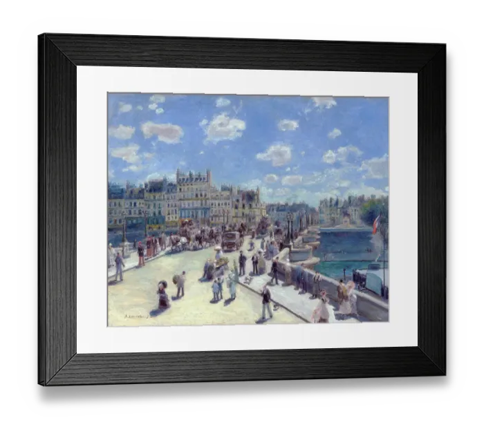 Framed Print : Pont Neuf, Paris By Renoir