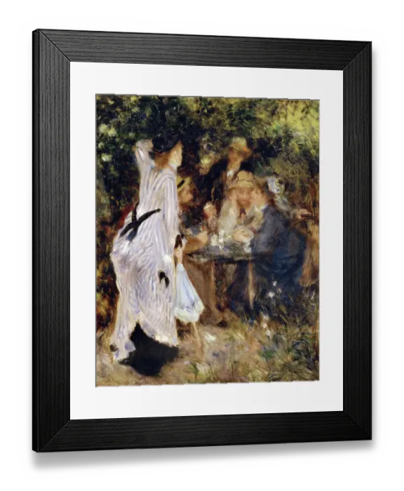 Framed Print : In the Garden (Au Jardin du Moulin de la Galette), 1876. Artist: Pierre-Auguste Renoir Framed Print : In the Garden (Au Jardin du Moulin de la Galette), 1876. Artist: Pierre-Auguste Renoir