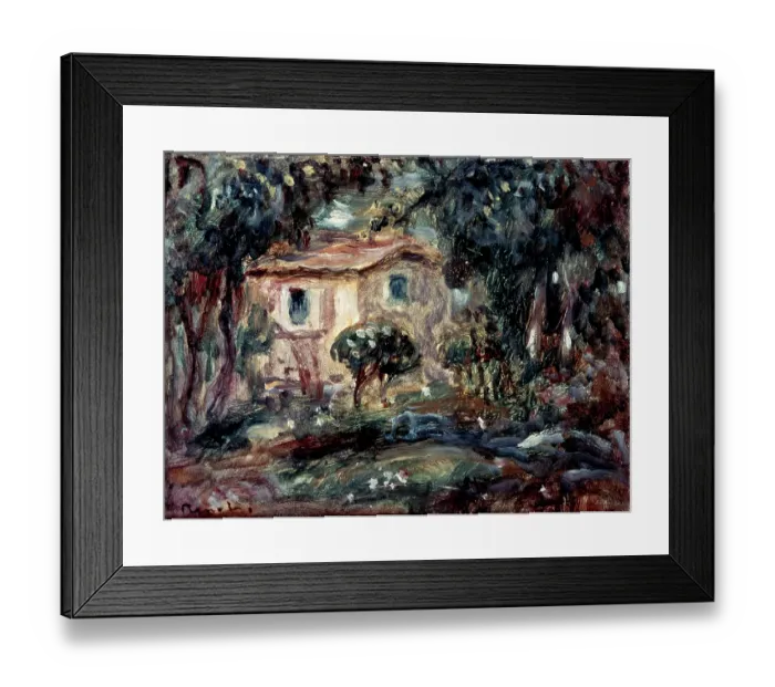 Framed Print : Landscape. Le Cannet, 1902. Artist: Pierre-Auguste Renoir Framed Print : Landscape. Le Cannet, 1902. Artist: Pierre-Auguste Renoir