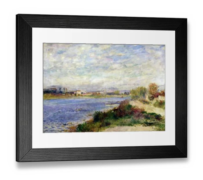 Framed Print : The Seine at Argenteuil, c1883. Artist: Pierre-Auguste Renoir Framed Print : The Seine at Argenteuil, c1883. Artist: Pierre-Auguste Renoir