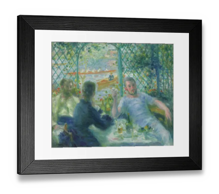 Framed Print : Lunch At The Restaurant Fournaise (The Rowers Lunch) Framed Print : Lunch At The Restaurant Fournaise (The Rowers Lunch)