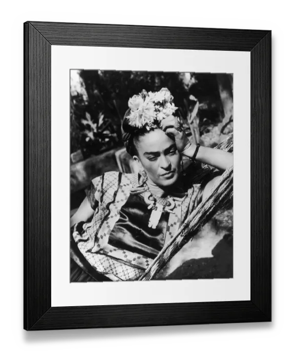 Framed Print : Thoughtful Frida Framed Print : Thoughtful Frida