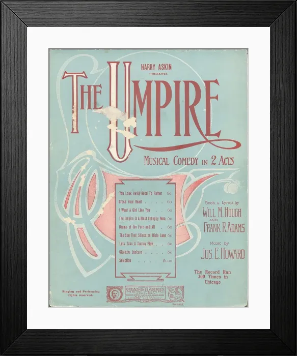 Framed Print : The Umpire Is A Most Unhappy Man Framed Print : The Umpire Is A Most Unhappy Man