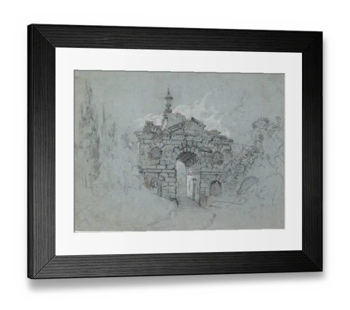 Framed Print : The Ruined Arch At Kew Framed Print : The Ruined Arch At Kew