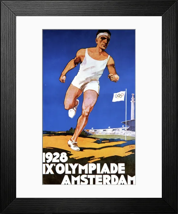 Framed Print : Olympic Summer Games Amsterdam 1928 Framed Print : Olympic Summer Games Amsterdam 1928