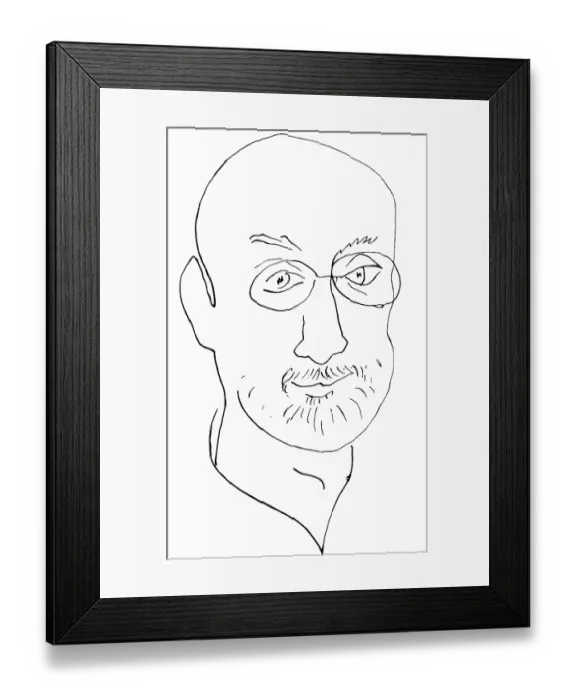 Framed Print : Self-Portrait Framed Print : Self-Portrait
