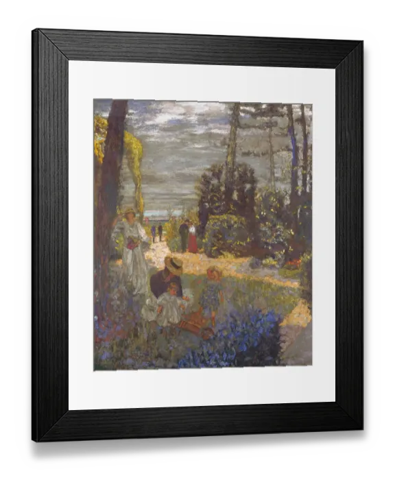 Framed Print : The Terrace at Vasouy, the Garden, 1901. Artist: Vuillard, Édouard (1868-1940) Framed Print : The Terrace at Vasouy, the Garden, 1901. Artist: Vuillard, Édouard (1868-1940)