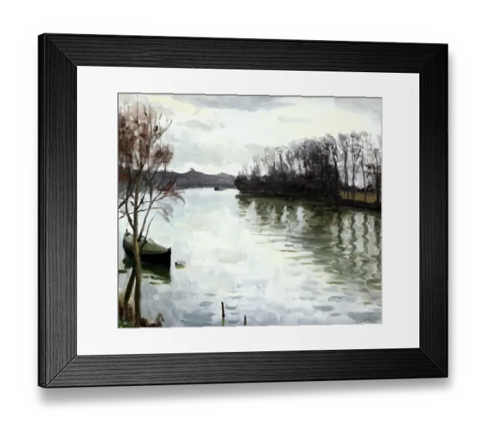 Framed Print : La Frette, Seine, circa 1935. Creator: Albert Marquet Framed Print : La Frette, Seine, circa 1935. Creator: Albert Marquet