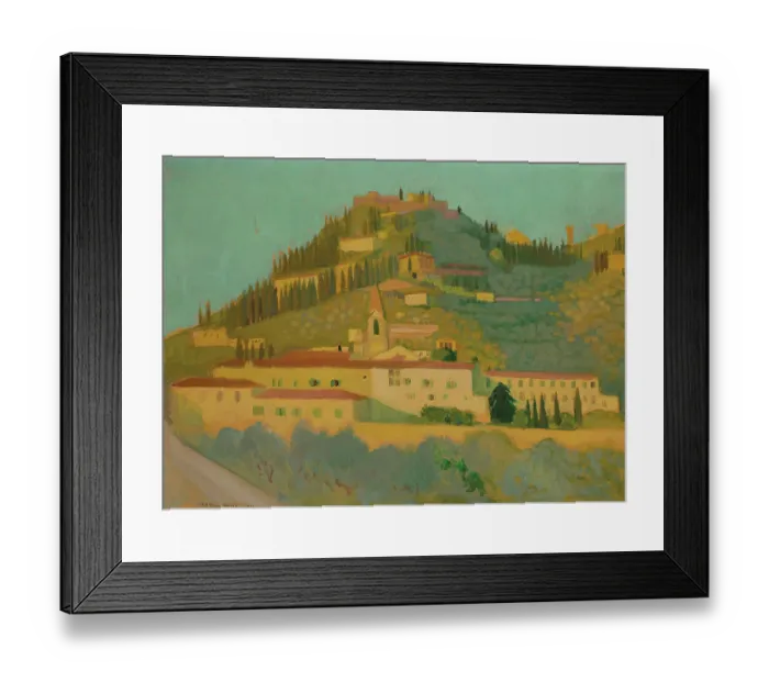 Framed Print : Fiésole, 1931. Private Collection. Artist Denis, Maurice (1870-1943) Framed Print : Fiésole, 1931. Private Collection. Artist Denis, Maurice (1870-1943)