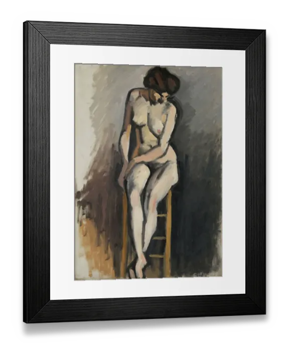 Framed Print : Woman Nude Framed Print : Woman Nude