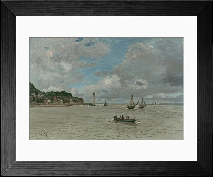 Framed Print : The Lighthouse Of Honfleur Framed Print : The Lighthouse Of Honfleur