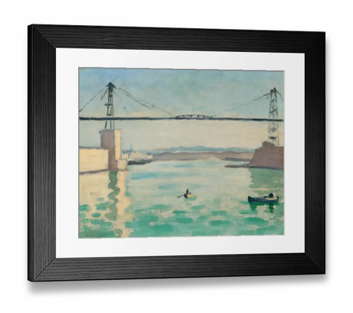 Framed Print : Marseille, le Pont transbordeur, c 1916. Private Collection Framed Print : Marseille, le Pont transbordeur, c 1916. Private Collection