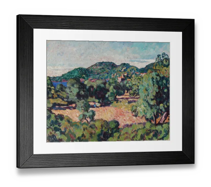 Framed Print : Landscape, 1900-1937. Creator: Louis Valtat Framed Print : Landscape, 1900-1937. Creator: Louis Valtat