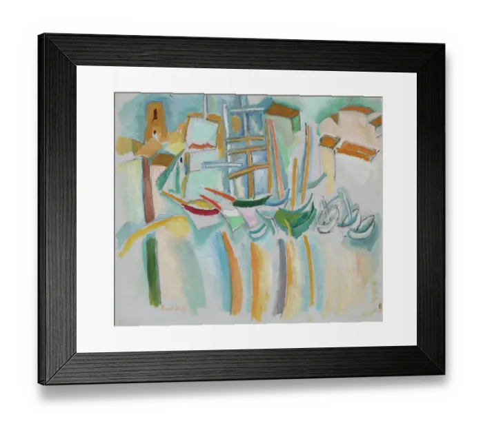 Framed Print : Ships And Boats In Martigues Framed Print : Ships And Boats In Martigues