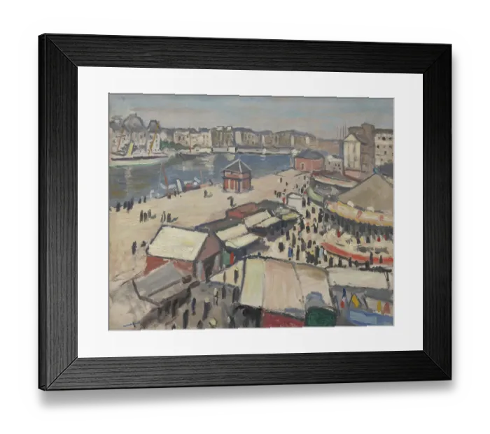 Framed Print : Fête Foraine Au Havre