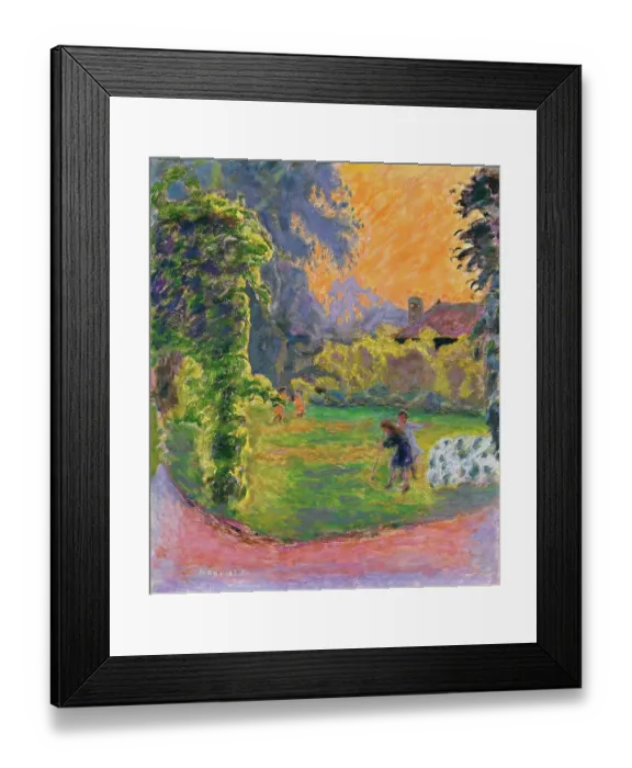 Framed Print : Sunset (Le Soleil Couchant)