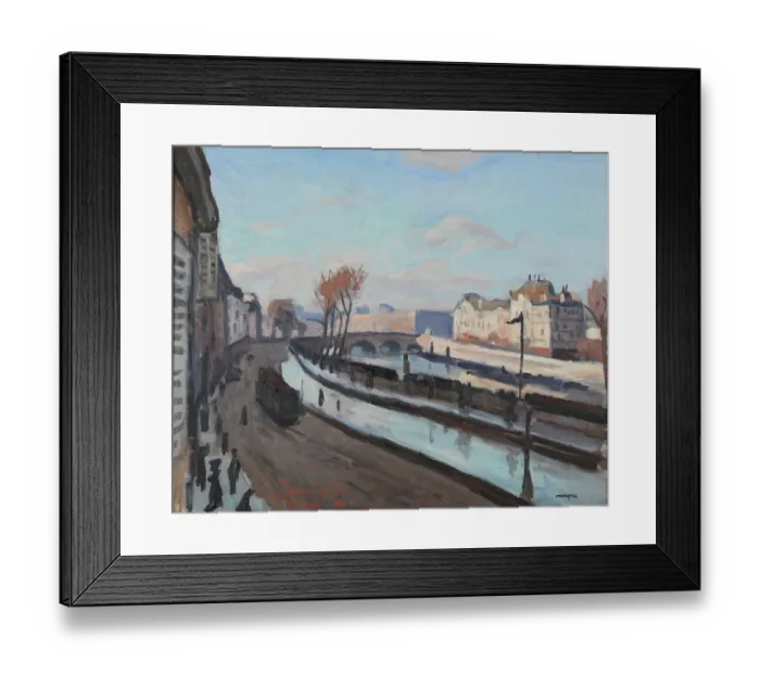 Framed Print : Quai Des Grands Augustins Framed Print : Quai Des Grands Augustins