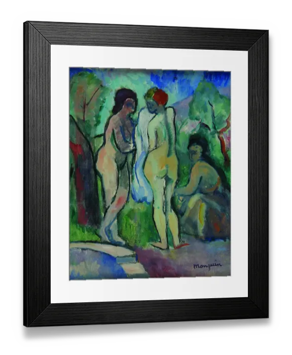 Framed Print : Les Baigneuses (The Bathers) Framed Print : Les Baigneuses (The Bathers)