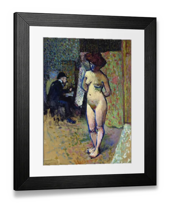 Framed Print : Matisse In The Manguins Studio Framed Print : Matisse In The Manguins Studio