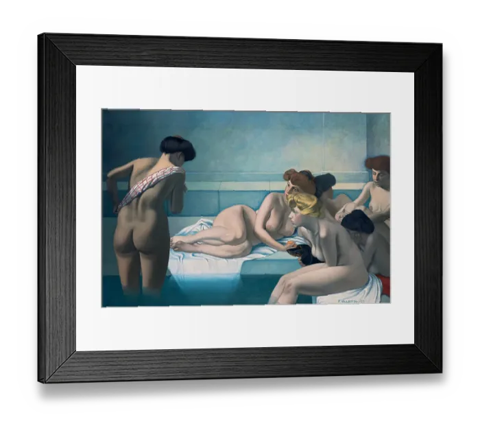 Framed Print : The Turkish Bath Artist: Vallotton, Felix Edouard (1865-1925) Framed Print : The Turkish Bath Artist: Vallotton, Felix Edouard (1865-1925)