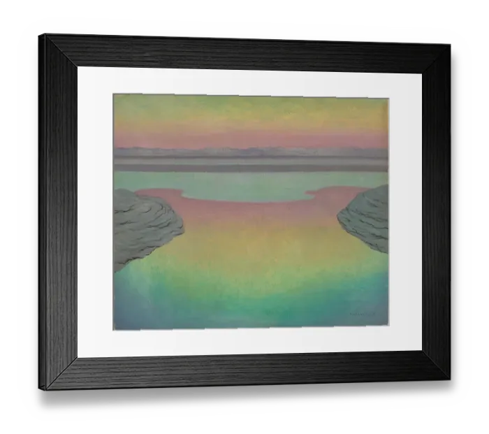 Framed Print : High Tide in Evening Light, 1915 Framed Print : High Tide in Evening Light, 1915