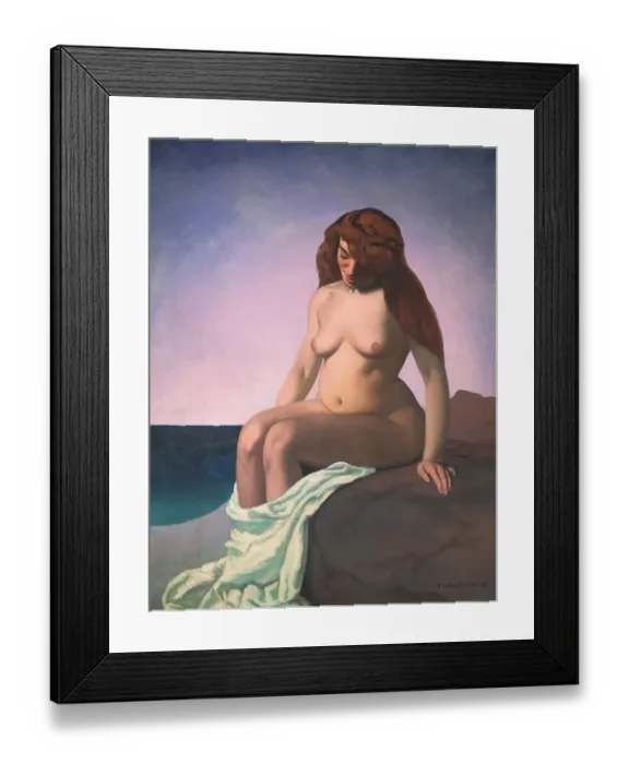 Framed Print : Baigneuse au rocher, 1909