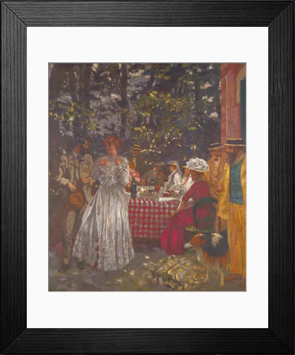 Framed Print : The Terrace at Vasouy, the Lunch, 1901. Artist: Vuillard, Édouard (1868-1940) Framed Print : The Terrace at Vasouy, the Lunch, 1901. Artist: Vuillard, Édouard (1868-1940)
