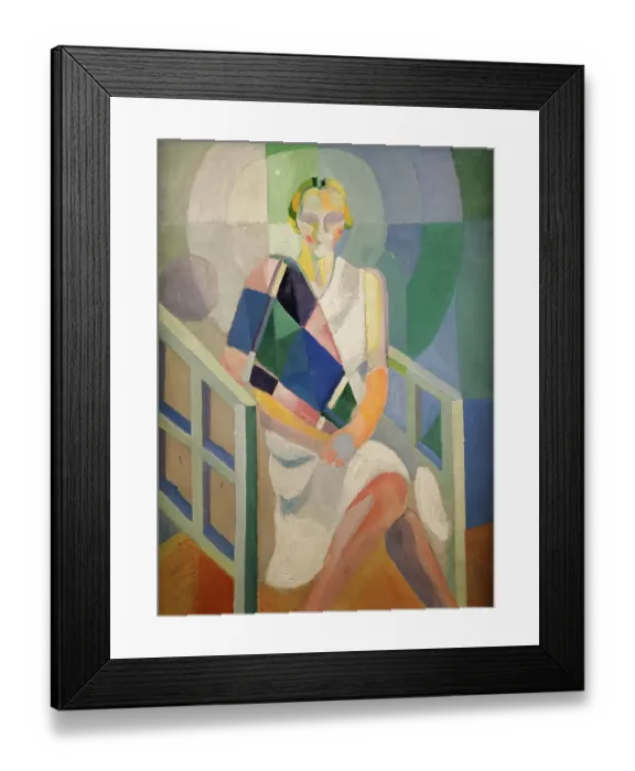 Framed Print : Portrait De Madame Heim Framed Print : Portrait De Madame Heim