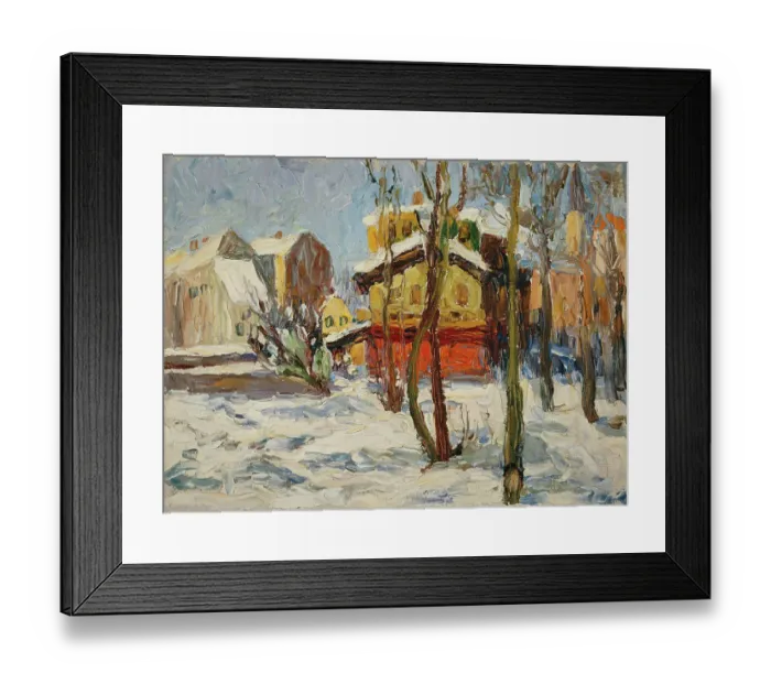 Framed Print : Winter In Schwabing Framed Print : Winter In Schwabing