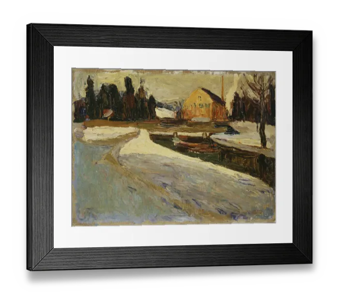 Framed Print : Schwabing, Winter Sun, 1901. Found in the Collection of the Musée national d'art moderne Framed Print : Schwabing, Winter Sun, 1901. Found in the Collection of the Musée national d'art moderne