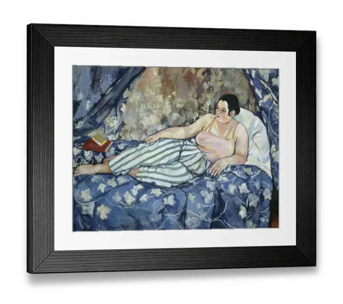 Framed Print : The Blue Room (La Chambre Bleue)