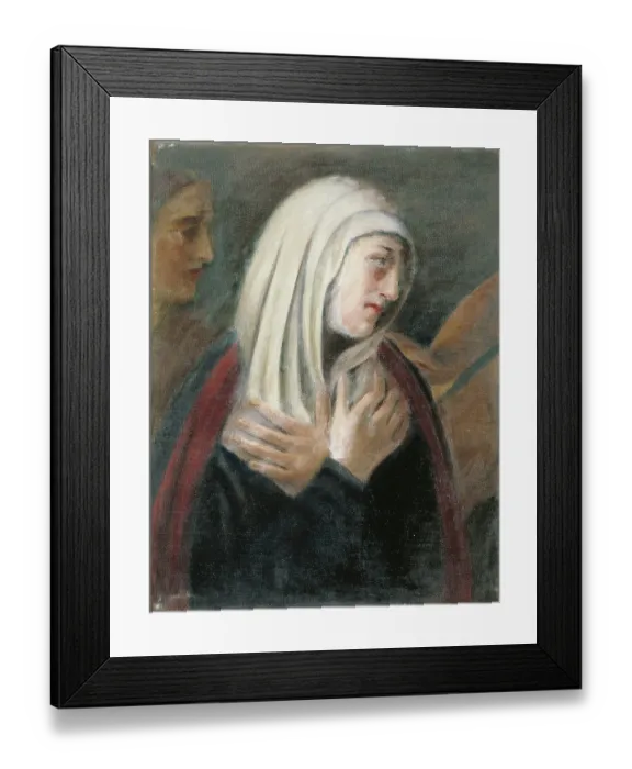 Framed Print : Italy, Lombardy, Milan, Archbishopric. Detail. Left canvas of the diptych reproducing the homonymous painting by Luini exposed at the Poldi Pezzoli museum (c. 1525) Framed Print : Italy, Lombardy, Milan, Archbishopric. Detail. Left canvas of the diptych reproducing the homonymous painting by Luini exposed at the Poldi Pezzoli museum (c. 1525)