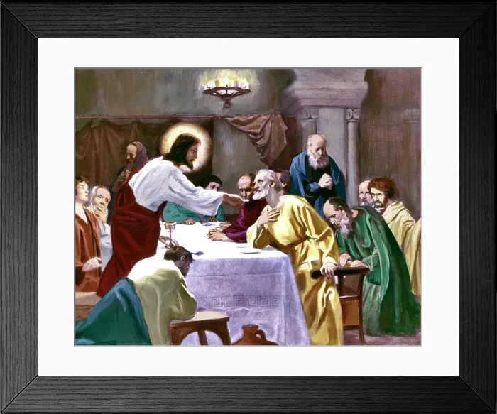 Framed Print : Religious Scene Framed Print : Religious Scene
