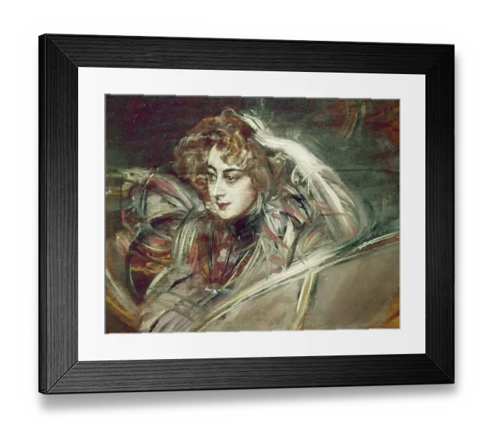 Framed Print : Portrait of Madame X. Melancholia (Ritratto di Madame X, Malinconia), by Giovanni Boldini, 1907, 20th Century, oil on canvas