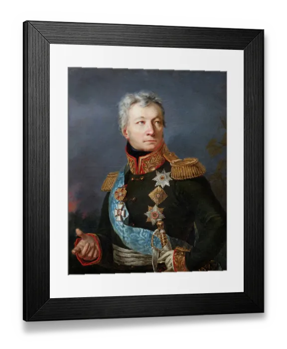 Framed Print : Portrait Of General Count Alexander Petrovich Tormasov (1752-1819) Framed Print : Portrait Of General Count Alexander Petrovich Tormasov (1752-1819)