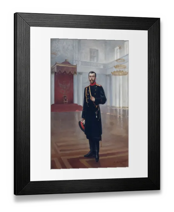 Framed Print : Portrait of Emperor Nicholas II (1868-1918), 1898 Framed Print : Portrait of Emperor Nicholas II (1868-1918), 1898