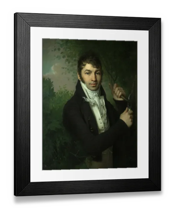 Framed Print : Portrait of Alexander Petrovich Dubovitsky, Between 1816 and 1820. Artist: Borovikovsky, Vladimir Lukich (1757-1825) Framed Print : Portrait of Alexander Petrovich Dubovitsky, Between 1816 and 1820. Artist: Borovikovsky, Vladimir Lukich (1757-1825)