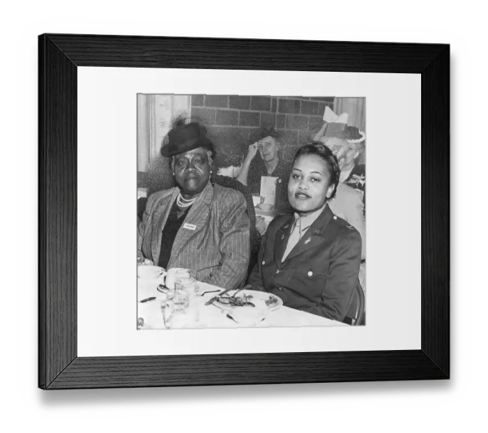 Framed Print : Mary Mcleod Bethune And Covey M Framed Print : Mary Mcleod Bethune And Covey M